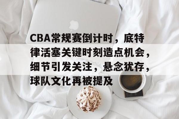 开云-CBA常规赛倒计时，底特律活塞关键时刻造点机会，细节引发关注，悬念犹存，球队文化再被提及的简单介绍